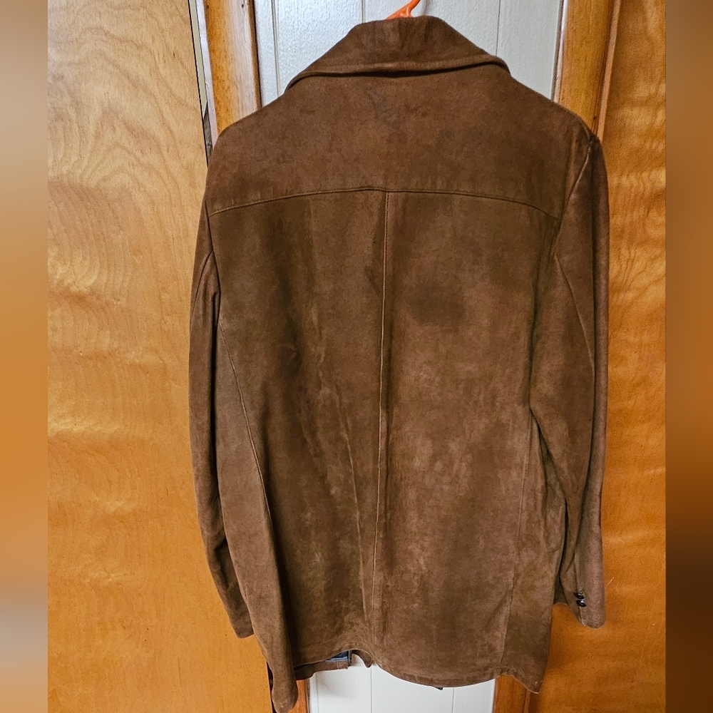Vintage Wickfield Men's Brown Suede Jacket - Picture 7 of 10